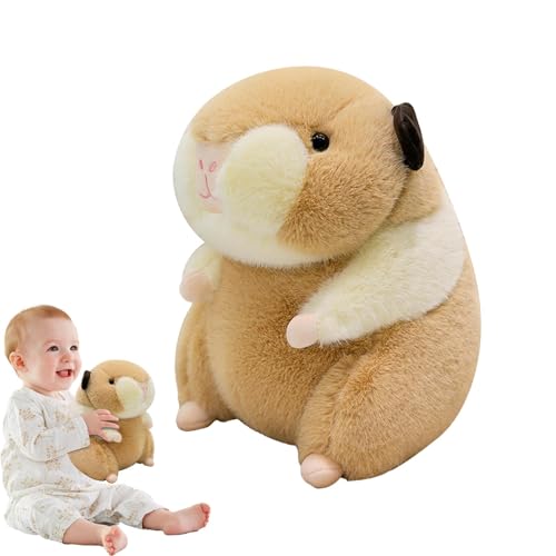 Ceprznvey Hamster Plush Toy, Hamster Stuffed Tiere, Soft Toys, 29,5 cm Plüschkissen, Cuddly Hamster Plüsch, Plüsch, Hamster Spielzeug, Raumdekoration für Geburtstag, Weihnachten, Kinder, Ceprznvey Hamster Plush Toy, Hamster Stuffed Tiere, Soft Toys, 29,5 cm Plüschkissen, Cuddly Hamster Plüsch, Plüsch, Hamster Spielzeug, Raumdekoration für Geburtstag, Weihnachten, Kinder, von Ceprznvey