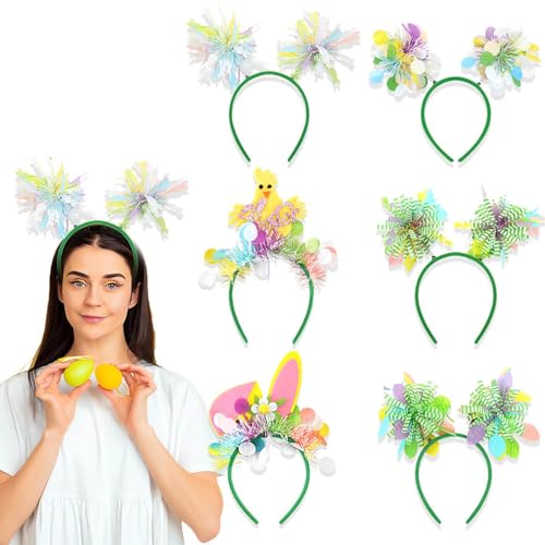 Ceprznvey Headband Set, Ears Headwear, Photo Booth Props, Cute Ears Hoop, Easter Bunny Headband, Stylish Accessory, Cartoon Spring Day Hair Decoration for Festivals, Weddings von Ceprznvey