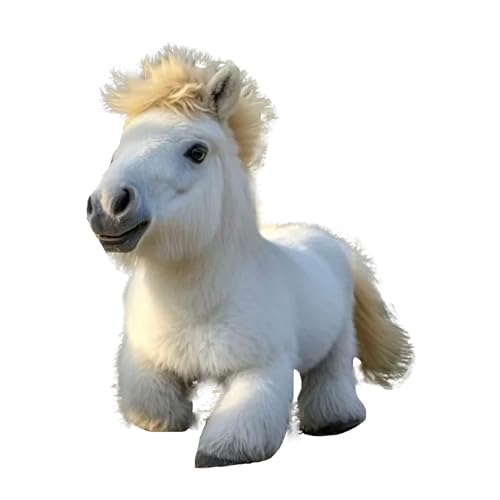 Ceprznvey Horse Plush Toy, Walking Stuffed Animal, Interactive Electronic Soft Pet Synthetic Leather Realistic Pony Early Fun Educational Learning Playset for Kids von Ceprznvey