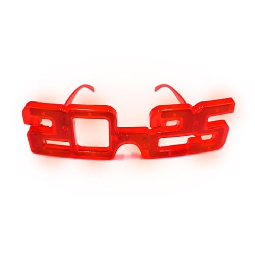 Ceprznvey Light Up Neon Eyewear, 2025 Glasses, 2025 Number, Glowing Toy, Led Light-Up Function Happy New Year Design Multiple Color Options Battery Operated Versatile Use for New Year's Eve Ceprznvey Light Up Neon Eyewear, 2025 Glasses, 2025 Number, Glowing Toy, Led Light-Up Function Happy New Year Design Multiple Color Options Battery Operated Versatile Use for New Year's Eve von Ceprznvey
