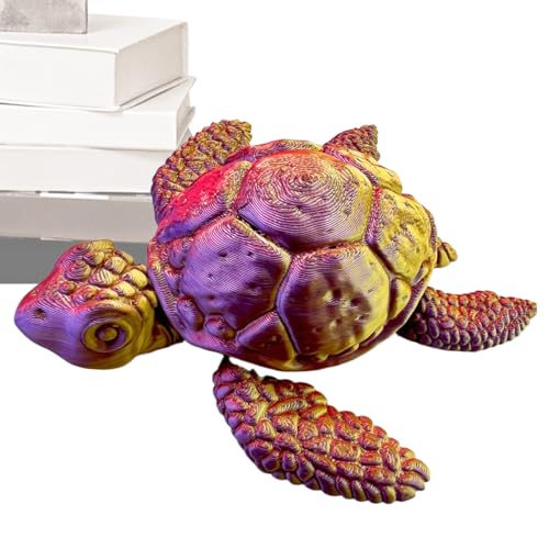 Ceprznvey Schildkröten Fidget Spielzeug - Realistische 3D Gedruckte Schildkröte mit Beweglichen Gelenken,Tischdekoration, interaktive Tierfigur mit beweglichen Gelenken für und Kinderzimmer Ceprznvey Schildkröten Fidget Spielzeug - Realistische 3D Gedruckte Schildkröte mit Beweglichen Gelenken,Tischdekoration, interaktive Tierfigur mit beweglichen Gelenken für und Kinderzimmer von Ceprznvey