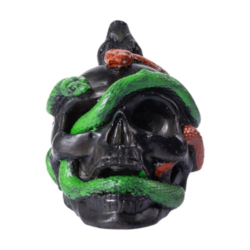 Ceprznvey Scream Whistle, Death Whistle, Skull Snake Prop, Terrifying Sound for Haunted House Effects, Clay Halloween Accessory for Costumes, Parties Loud Horror Prank Tool von Ceprznvey