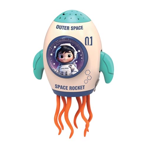 Crawling Toy - singen tanzendes Raketenspielzeug für Kinder | ABS -Musik beleuchtete Projektorpuppe mit interaktiver Bewegung, multifunktionaler Unterhaltung, für Zuhause, Spiel, , Mädchen, Alte von Ceprznvey