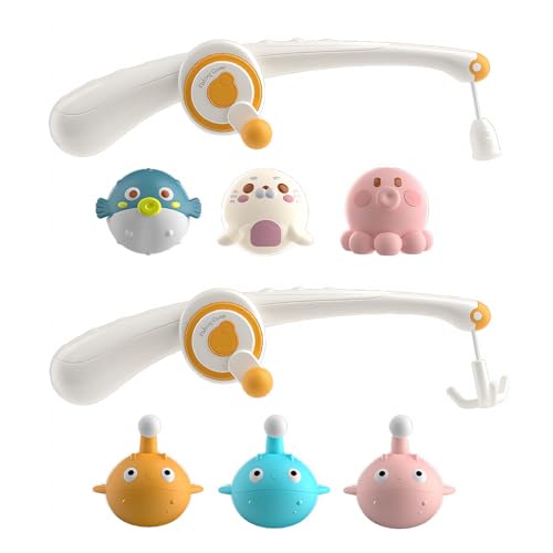 Fishing Bath Toy Set, Floating Magnetic Fish Toy, Glowing Swimming Pool Game, Color Teaching and Learning Fun, Ideal for , Bath Game with Light 9.45x2.36x2.36 Fishing Bath Toy Set, Floating Magnetic Fish Toy, Glowing Swimming Pool Game, Color Teaching and Learning Fun, Ideal for , Bath Game with Light 9.45x2.36x2.36 von Ceprznvey