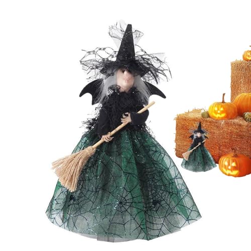 Halloween Hexenpuppe - Halloween Hexenverzierung für Spukhausdekor | Stoffveredelte Puppe mit spitzem Hut, gruselige Dekoration für Tischfleisch -Esszimmer Desktop -Kaminregal Halloween Hexenpuppe - Halloween Hexenverzierung für Spukhausdekor | Stoffveredelte Puppe mit spitzem Hut, gruselige Dekoration für Tischfleisch -Esszimmer Desktop -Kaminregal von Ceprznvey