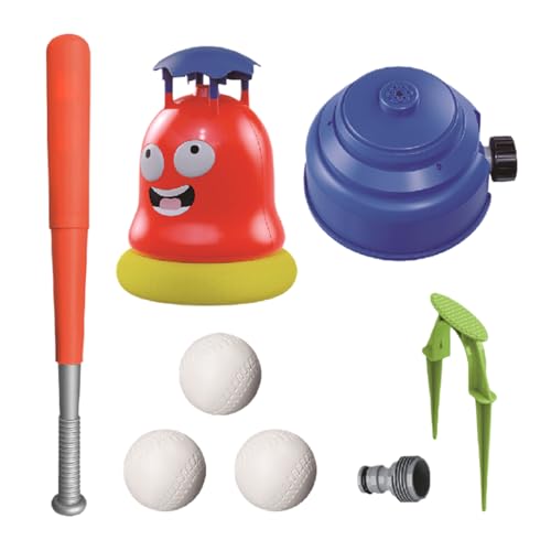 Kid Sprinklers, Water Sprinklers, Summer Activity Interactive Sturdy Material Easy Setup Family Bonding, Baseball Games for Outdoor, 10.24x6.69x6.69inches von Ceprznvey