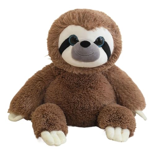 Plush Toy, Stuffed Animal, Cute Small Sloth Soft Cuddly Sleeping Companion for Kids, Adults, Car, Bedroom, Home Decoration, 11.81 Inches, Light Brown, Coffee Plush Toy, Stuffed Animal, Cute Small Sloth Soft Cuddly Sleeping Companion for Kids, Adults, Car, Bedroom, Home Decoration, 11.81 Inches, Light Brown, Coffee von Ceprznvey