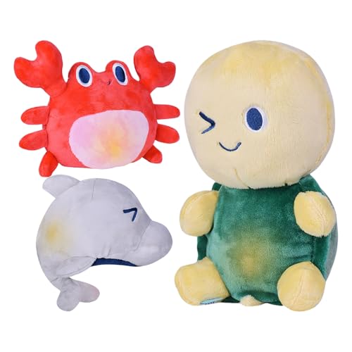 Plush Toy for Babies, Sleep Doll for Kids, Turtle Crab Dolphin Stuffed Sensory Toy, Soothing Music and Light Companion, Perfect for Sleep Time, 10.43x6.3x5.51 Plush Toy for Babies, Sleep Doll for Kids, Turtle Crab Dolphin Stuffed Sensory Toy, Soothing Music and Light Companion, Perfect for Sleep Time, 10.43x6.3x5.51 von Ceprznvey