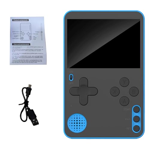 Portable Retro Game Console, Handheld Video Game Machine with Comfortable Controls, Lightweight Design for Kids & Adults, Ideal for Car Home Travel School and Business Trips, Blue Portable Retro Game Console, Handheld Video Game Machine with Comfortable Controls, Lightweight Design for Kids & Adults, Ideal for Car Home Travel School and Business Trips, Blue von Ceprznvey