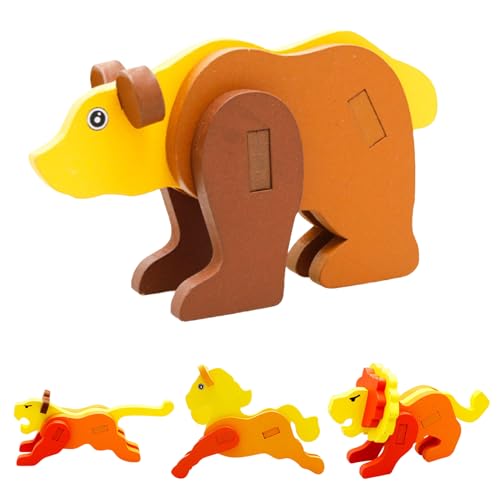 Produkttitel: Animal Building Blocks, Miniature Toy Animals, Party Favor Set, Cute Assorted Characters, Exquisite Detail Design, für Kinder, 7 x 6 cm Produkttitel: Animal Building Blocks, Miniature Toy Animals, Party Favor Set, Cute Assorted Characters, Exquisite Detail Design, für Kinder, 7 x 6 cm von Ceprznvey