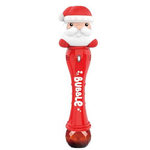 Santa Bubble Wand, Bubble Stick, Kids Bubble Machine, Festive Bubbles Toy, Christmas Bubbles Maker, Outdoor Automatic Bubbles Machine with Colorful Lighting, PP Material for Kids and Adults Santa Bubble Wand, Bubble Stick, Kids Bubble Machine, Festive Bubbles Toy, Christmas Bubbles Maker, Outdoor Automatic Bubbles Machine with Colorful Lighting, PP Material for Kids and Adults von Ceprznvey