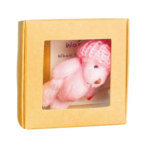 Stuffed Bear Gift, Plush Toy in Box with Inspirational Message Card, Soft Cuddly Animal Keepsake for Girls Boys, Cute Comfort Bear for Bedside Desk Car Decor, Positivity Present Stuffed Bear Gift, Plush Toy in Box with Inspirational Message Card, Soft Cuddly Animal Keepsake for Girls Boys, Cute Comfort Bear for Bedside Desk Car Decor, Positivity Present von Ceprznvey