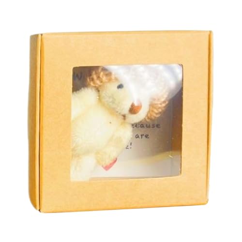 Stuffed Bear Gift, Plush Toy in Box with Inspirational Message Card, Soft Cuddly Animal Keepsake for Girls Boys, Cute Comfort Bear for Bedside Desk Car Decor, Positivity Present Stuffed Bear Gift, Plush Toy in Box with Inspirational Message Card, Soft Cuddly Animal Keepsake for Girls Boys, Cute Comfort Bear for Bedside Desk Car Decor, Positivity Present von Ceprznvey
