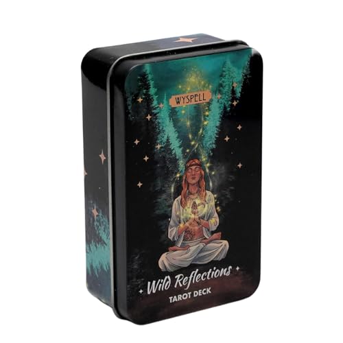 Tarot Deck, Tarot Cards, Fortune-Telling Game, Wild Reflections Tarot Deck, 4,33 x 2,64 x 1,57 Zoll für Fate Wahrsagen, Family Game Night Entertainment, Gold-Plated Karten mit Papieranleitung Tarot Deck, Tarot Cards, Fortune-Telling Game, Wild Reflections Tarot Deck, 4,33 x 2,64 x 1,57 Zoll für Fate Wahrsagen, Family Game Night Entertainment, Gold-Plated Karten mit Papieranleitung von Ceprznvey