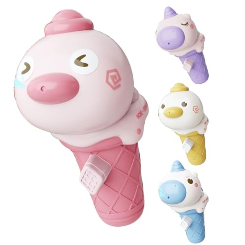 Toddler Water Toys, Cartoon Sprayer Toy, Ice Cream Design, Press to Spray Function, Fun Bath Beach Outdoor Play, Cute Spray Gun2.56x3.74x5.43 von Ceprznvey