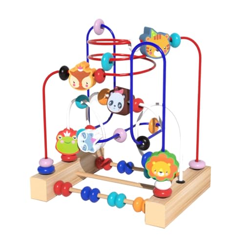 Ceprznvey Wooden Bead Maze, Animal Educational Puzzle, Roller Coaster Activity, Animal-Themed Preschoolers Sturdy Compact Design Portable Interactive for Kids, Colorful Ceprznvey Wooden Bead Maze, Animal Educational Puzzle, Roller Coaster Activity, Animal-Themed Preschoolers Sturdy Compact Design Portable Interactive for Kids, Colorful von Ceprznvey