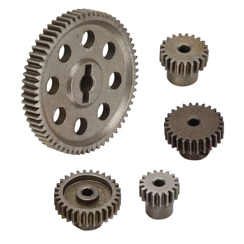 RC Auto Differential Hauptmetall Stirnrad 64T 17T 21T 26T 29T Metall Motor Getriebe Upgrade Teil RC Motor Getriebe Ersatzteile für HSP Brontosaurus 1/10 Truck 94111 Modellautos von Cerlingwee