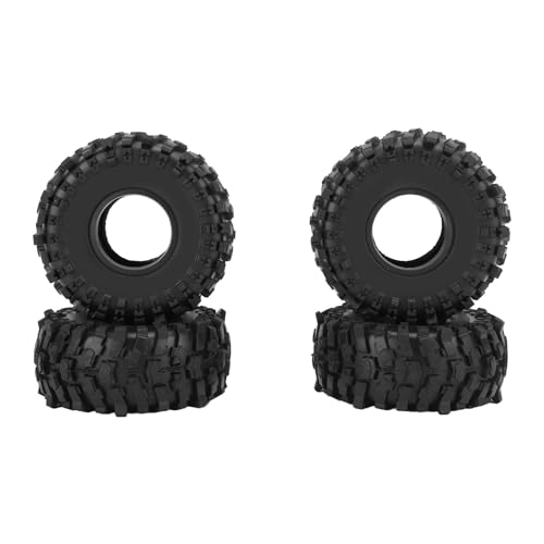 1,9 Zoll RC Crawler -Reifen, Gummireifen mit Schaumstoffeinsatz, 4pcs RC -Kletterwagen -Reifen für 1/10 RC -Auto -SCX10 mit hoher Verschleiß -Proofheit und besserem Grip von Cerlyiont