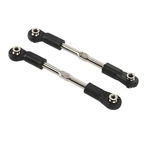 2 PCS RC Front Hecklenkler -Servo -Link, RC -Servo -Lenkungs -Lenkverbindungsstange für ZD Racing DBX07 EX07 1/7 Fernbedienung Crawler Car Upgrade Teile (schwarz) von Cerlyiont