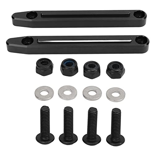 2 PCs RC -Dachschienen Aluminiumlegierung RC Body Roof Rails, RC -Dachschienen, Aluminiumlegierung Leichtes Aufrüstung Teile Ersatzdachschienen für ARA 1/7 RC -Autos (Schwarz) von Cerlyiont