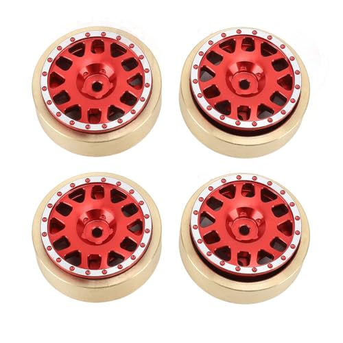 4 PCS Aluminum Alloy RC Wheel Weight Block, RC Wheel Hub Counterweight Assembly, CNC Processing Copper Counterweights for 1/18 4WD CP18P RC Car 4 PCS Aluminum Alloy RC Wheel Weight Block, RC Wheel Hub Counterweight Assembly, CNC Processing Copper Counterweights for 1/18 4WD CP18P RC Car von Cerlyiont