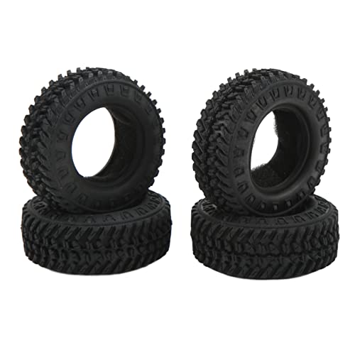 4PCS RC Crawler Mud Tires, RC Car Wheel Tires Set, 1.25in Beadlock Wheel Soft Tires for Axial SCX24 1/24 RC Crawler Car 4PCS RC Crawler Mud Tires, RC Car Wheel Tires Set, 1.25in Beadlock Wheel Soft Tires for Axial SCX24 1/24 RC Crawler Car von Cerlyiont