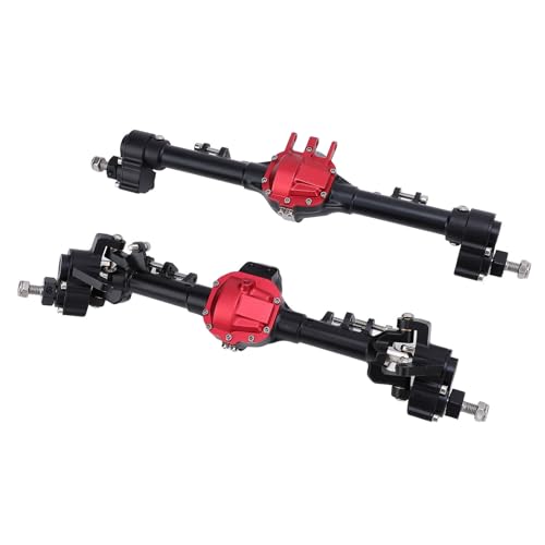 Aluminum Alloy Front Rear Complete Axle Set, RC Crawler Car Axial, RC Crawler Upgrade Parts for SCX10 II von Cerlyiont