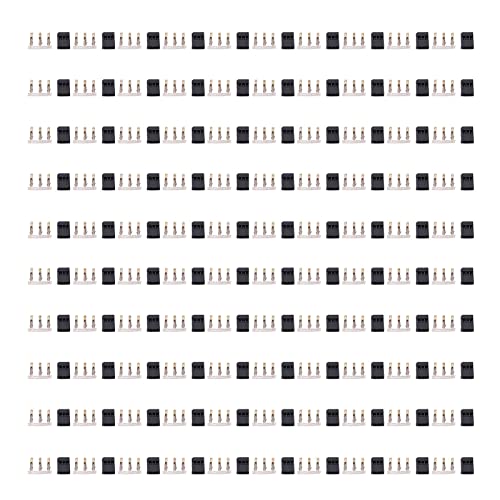 Cerlyiont 100 PCs Steckverbinder Drahtsperrstift -Stift -Stift -Stecker -Häuser -Sortiment -Kit mit männlichem und weiblichen Stifthäuser -Stecker -Adapter -Stecker von Cerlyiont
