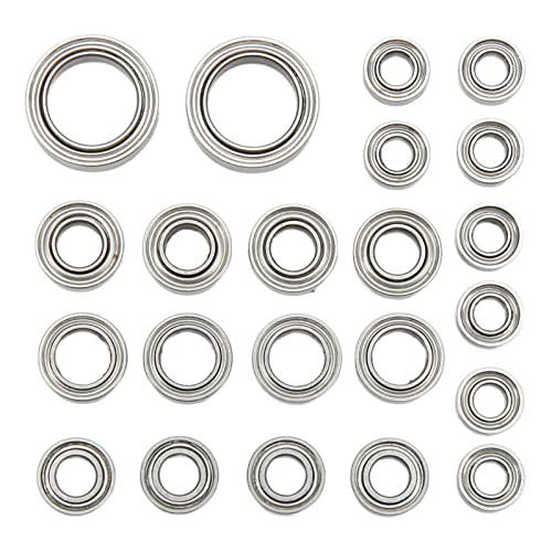 Cerlyiont 22 PCs Edelstahl -Versiegelungspartkit, 5 Verschiedene Größen RC -Autolager Upgrade -Teile für 1/18 RC Crawler Car Cerlyiont 22 PCs Edelstahl -Versiegelungspartkit, 5 Verschiedene Größen RC -Autolager Upgrade -Teile für 1/18 RC Crawler Car von Cerlyiont