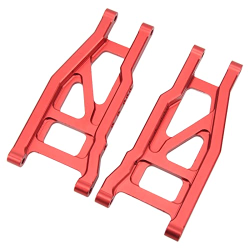 Cerlyiont 2pcs vordere Aluminium -Aufhängung Set, RC -Frontschwingarm, RC -Auto -Front -Suspensionsarme für 1/10 RC -Autos (Rot) von Cerlyiont