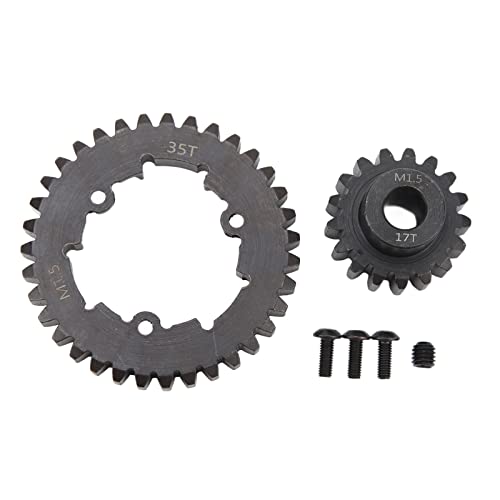 Cerlyiont 35T Spurgetriebe -Upgrades Teil, Stahl -RC -Spurgetriebe, Spornmotorgetriebe für 6S 8S 1/5 RC -Auto (17T) von Cerlyiont