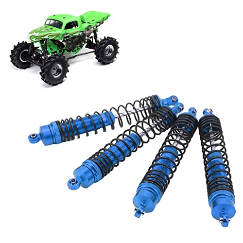 Cerlyiont 4PCS RC Shocks Set, RC Shock Damper Set, Aluminium Alloy Shock Absorber Front Rear Damper Suspension Compatible for LOSI 1/8 (Dark Blue) von Cerlyiont
