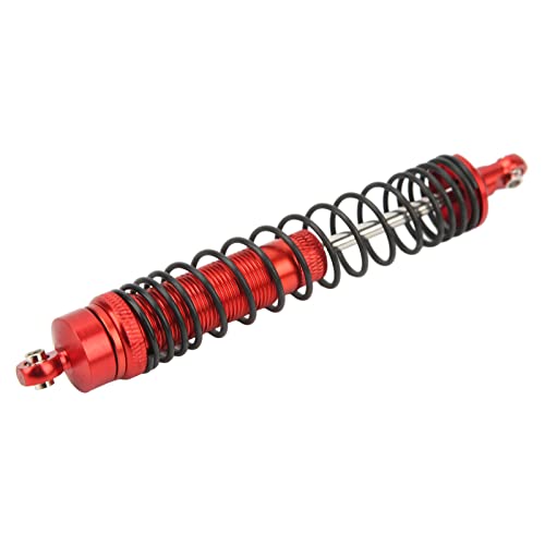 Cerlyiont 4PCS RC Shocks Set, RC Shock Damper Set, Aluminium Alloy Shock Absorber Front Rear Damper Suspension Compatible for LOSI 1/8 (Red) von Cerlyiont