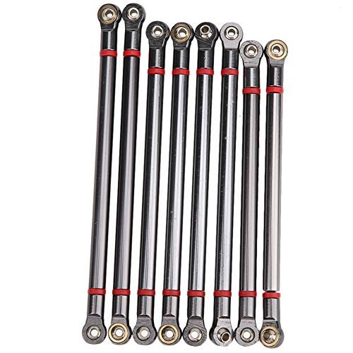 Cerlyiont Aluminium -Link -Stange -Bindung, RC -Link -Stange, 313 -mm -Radstandsverbindungsstange RC -Zubehör für SCX10 90046 90047 D90 1/10 RC -Auto, Crawler Car Upgrade -Teile von Cerlyiont