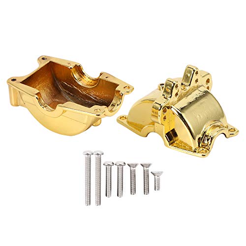 Cerlyiont Aluminiumlegierung Getriebeabdeckung, Getriebe Obere Abdeckungsschale für Wltoys 1/18 A959 Fernbedienungsautomodell (Gold) von Cerlyiont