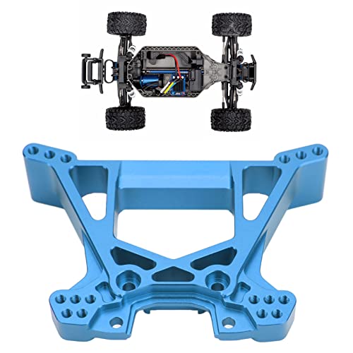 Cerlyiont Aluminum Alloy Front and Rear Shock Tower Upgrade, RC Rear Shock Tower for Rustler 4WD 1/10 RC Car Dark (Dark Blue) von Cerlyiont
