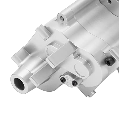 Cerlyiont Getriebekoffer Getriebe -Upgrades Teil, Aluminiumlegierung Hochfestigkeitsübertragungskoffer für axiale RBX10 1/10 RC -Auto (Silver) von Cerlyiont