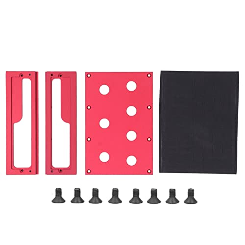 Cerlyiont RC-Auto-Arbeitsständer, verschleißfeste RC-Auto-Reparatur-Workstation aus Aluminiumlegierung für 1/8 für 1/10 RC-LKW-Waagen (Rot) von Cerlyiont