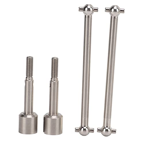 Cerlyiont RC Car Rear Drive Shaft, Rear Drive Shaft Solid Axle, Stainless Steel Suitable for Remote Control Enthusiasts, RC Car Parts Slash Body Bandit von Cerlyiont