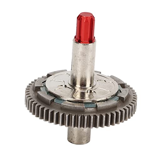 Cerlyiont RC Clutch Spur Gear, 57T -Spurgetriebe Slipper Clutch -Set, Aluminiumlegierung Metallstahl -Slipper -Set, RC -Kupplungssporngetriebe für 1/8 Upgrade, (Rot) von Cerlyiont