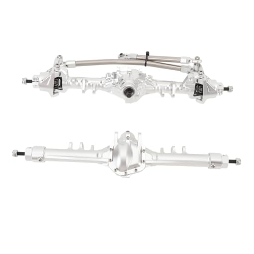 Cerlyiont RC Crawler Upgrade PasRTS, RC -Auto vorne Heck -Komplettachse, Aluminium -Legierung RC -Auto vorne Hinterachse von Cerlyiont