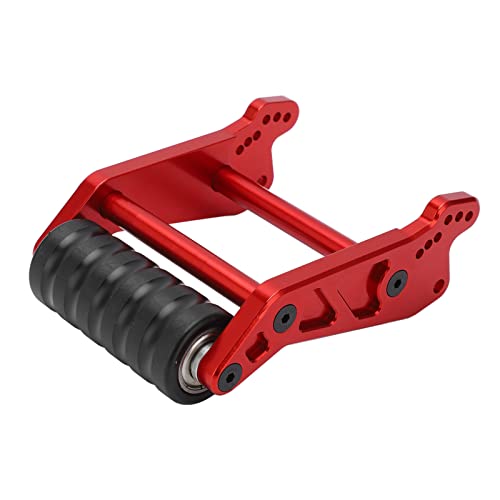 Cerlyiont RC Hinterradstangenbaugruppe, Aluminiumlegierung RC Wheelie Stabstangen, einstellbares Wheelie -Stangen -Kit, Upgrade -Teile für LOSI LMT Solid Achse 4WD LOS04022 1/8 RC Auto (Rot) von Cerlyiont