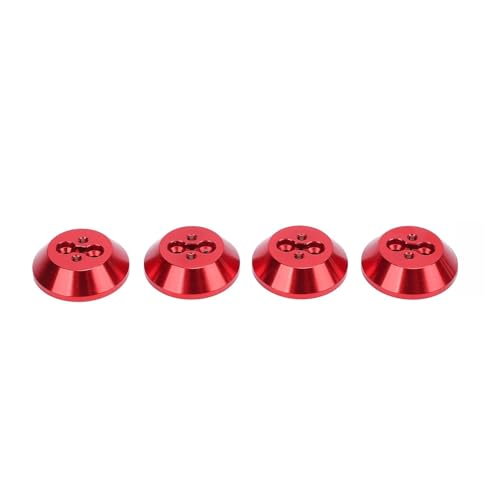 Motor Cap Dust Cover Protector Compatible, Motor Cover, Aluminum Alloy RC Drone Protective Motor Dust Cap Accessories (Red) von Cerlyiont