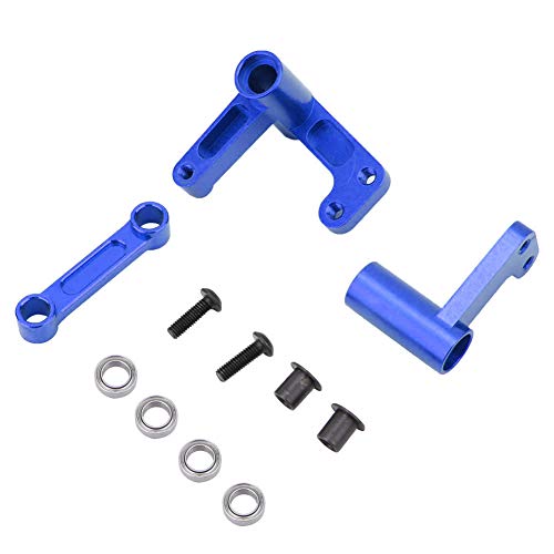 RC -Lenkteile, RC -Aluminium -Legierungslenkungskit für Traxxas Bandit/Rustler/Slash 2WD, RC -Zubehör -Upgrade -Teil (Dark Blue) von Cerlyiont