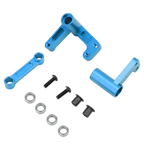 RC -Lenkteile, RC -Aluminium -Legierungslenkungskit für Traxxas Bandit/Rustler/Slash 2WD, RC -Zubehör -Upgrade -Teil (Light Blue) von Cerlyiont