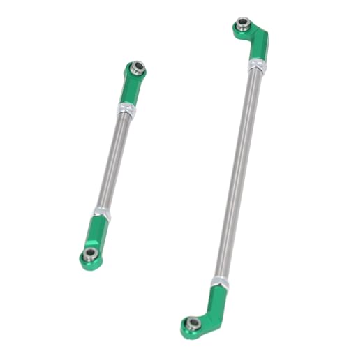 RC Linkage Links Stange Set, RC Front Heck -Metalllenker -Servo -Link, 7mm Ball Kopf Set Lenkung der Pullrod -Servo -Stange für 1/10 VP F10 Phoenix Achsbrücke (Green) von Cerlyiont