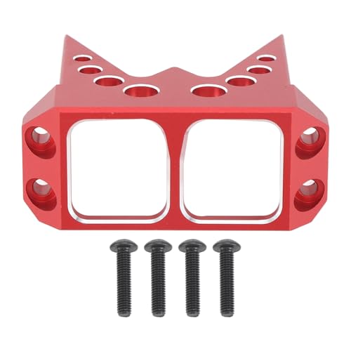 RC Servo Guard Rüstung, Aluminiumlegierung Lenkung Servo Guard -Rüstung mit SOA -Abdeckung für 1/10 RC Crawler Roll Cage RR10 DIY RC CAR Upgrade -Teile (Rot) von Cerlyiont