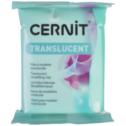 Cernit Knetmasse Transparent 132 Smaragdgrün 56g von Cernit