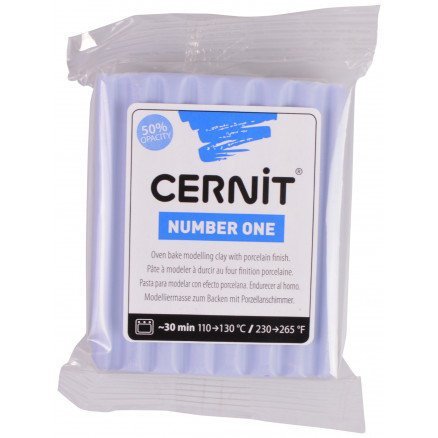 Cernit Knetmasse Unicolor 016 Blau Grau 56g von Cernit