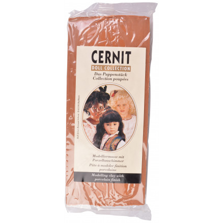 Cernit Knetmasse Unicolor 054 Karamell 500g von Cernit